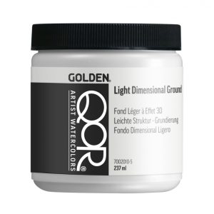 QoR Watercolor Light Dimensional Ground 8 oz (237 ml) jar
