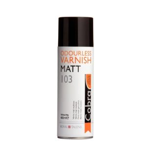 COBRA ODOURLESS MATT VARNISH 400ML 103