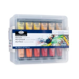 ROYAL & LANGNICKEL ESSENTIALS -ACRYLIC COLORS 22ML 48PCS SET in Storage Box