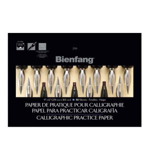 Bienfang Calligraphic Practice Paper Pad  9x12" 50sheets.