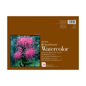 STRATHMORE WATERCOLOR PAPER COLD PRESS 300 g/m 15 SHEETS