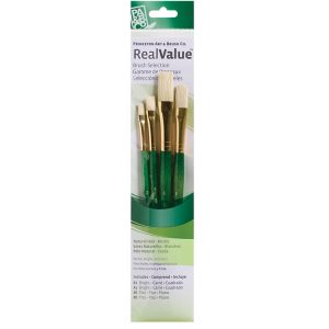 PRINCETON REAL VALUE SET OF 4 PCS BRISTLE BRUSH