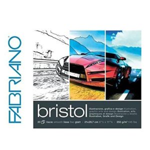 FABRIANO BRISTOL PAD A4 250 G /20 SHEET