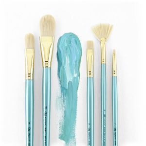 ROYAL & LANGNICKEL® Menta™  Artist Paint Brush Set of 5 Bright