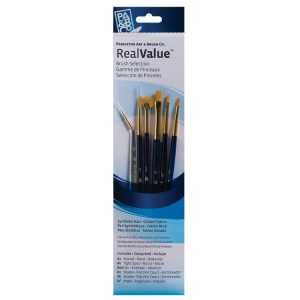 PRINCETON REAL VALUE 9133 SYNTHETIC BRUSH SET OF 6