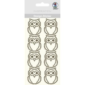 URSUS Design sticker "owls" brown