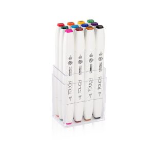 ShinhanArt TOUCH TWIN 12pcs Brush Marker SET (Main)