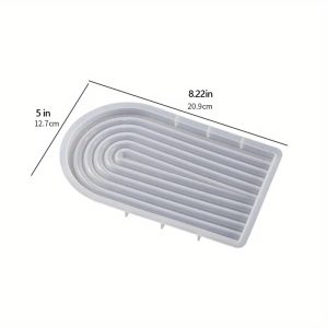 Silicone Mold Wave Coaster U Shaped Tray -Small