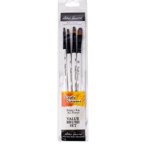 Simply Simmons Just Filberts Brush SET/4PCS
