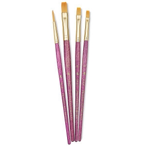 PRINCETON VALUE SET 4PC SYNTHETIC HAIR BRUSH SET
