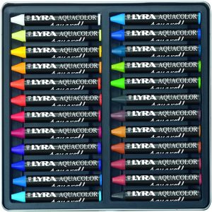 LYRA AQUACOLOR WATER SOLUBLE PASTEL 24 PIECES