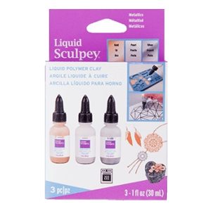 SCULPEY BAKEABLE MEDIUM METALICS 30MLX3PCS