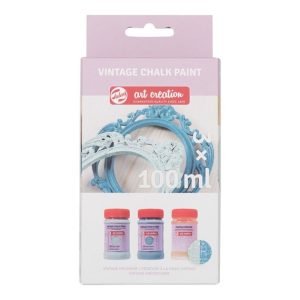TALENS ART CREATION VINTAGE CHALK PAINT SET 3X100ML BLUES