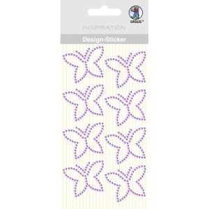 URSUS Design sticker "Butterflies" Purple .