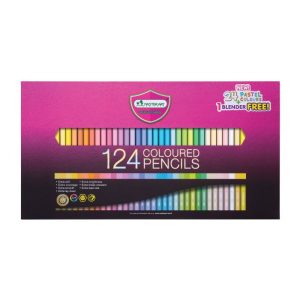 MASTER ART Premium Grade Coloured Pencils Set of 124colors.