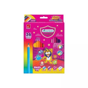 MASTER ART Premium Grade Coloured Pencils Set of 36colors Super Bright.