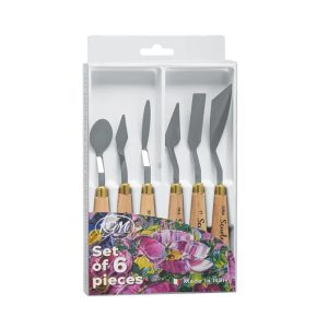 RGM SCHOOL LINE PALETTE KNIVES SET/6PCS