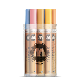 MOLOTOW ONE4ALL 227HS ACRYLIC MARKER 4MM PASTEL KIT I SET OF 12