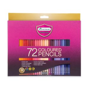 MASTER ART Premium Grade Coloured Pencils Set of 72colors.