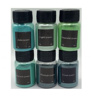 MICA POWDER SET OF 6 - EVERGREEN