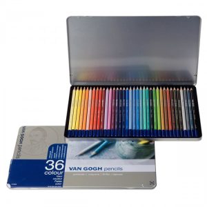 VAN GOGH COLOUR PENCILS ADVANCED SET WITH 36 COLOURS.