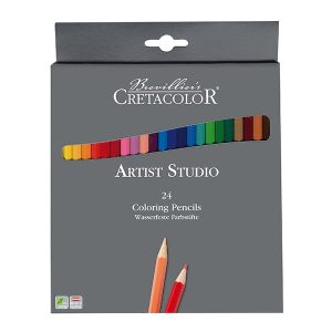 CRETACOLOR ARTIST STUDIO coloring pencils Set of 24 .