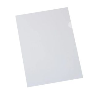 MESCO PP A4 Size L Shaped Clear Folders 12/pack