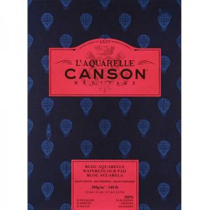 Canson Héritage watercolour  Pads 23x31 cm - 300gsm