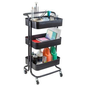 MOBILE METAL PAINTING ARTIST COLLECTION TROLLY