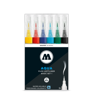 molotow AQUA INK PUMP SOFTLINER BASIC-SET 1