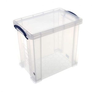REALLY USEFUL STORAGE BOX CLEAR 25 LITRE