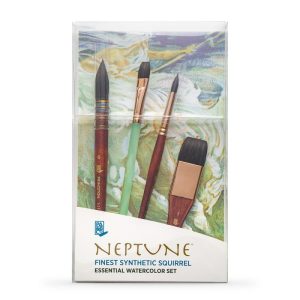 PRINCETON NEPTUNE FINEST SYNTHETIC SQUIRREL-Essential Watercolor Set