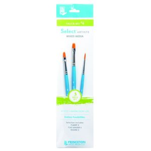 Princeton Select Mix Media Brush Set No. 4, Set of 3