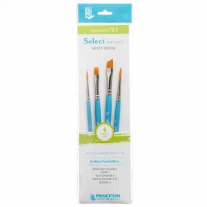 Princeton Select mix media Brush Set No. 13, Set of 4