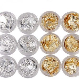GOLD FOIL ,SILVER FOIL MIXED COLOURS- Creative Effects Set