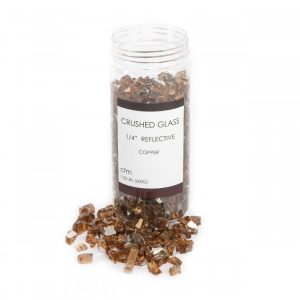 Reflective Crushed Glass Copper