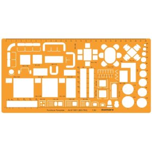 ISOMARS Architect Furniture Template 1:50