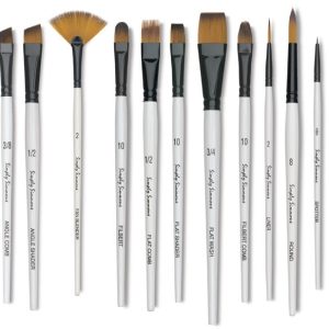 SIMPLY SIMMONS SHORT HANDLE SYNTHETIC BRUSHES