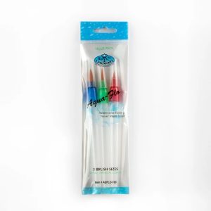 ROYAL & LANGNICKEL® Aqua-Flo™ Water Brush Set Assorted Sizes Pack Of 3