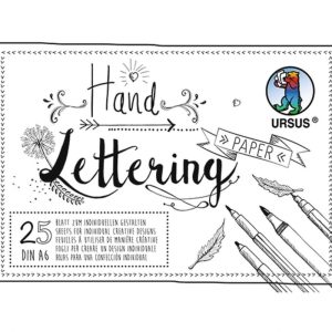 URSUS® Hand Lettering Paper Pad 200gsm White 25 sheet