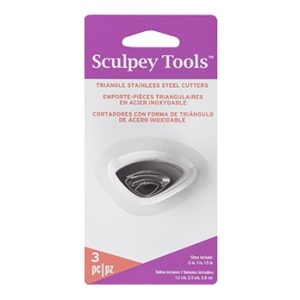 SCULPEY IRREGULAR TRIANGLE METAL CUTERS 3PCS