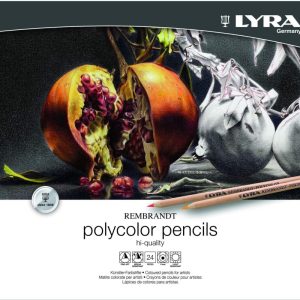LYRA REMBRANDT POLYCOLOR COLORED PENCIL 24 COLOR SET