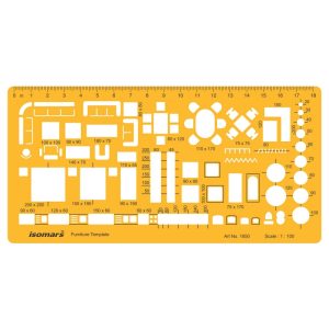 ISOMARS Architect Furniture Template 1:100