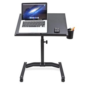 ISOMARS SIT-N-STAND TABLE - Adjustable Black