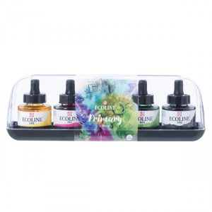 ECOLINE WATERCOLOUR INK PRIMARY SET 5 x 30 ml