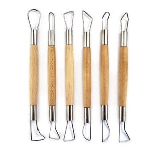 DOUBLE ENDED WIRE POTTERY TOOLS SET OF 6