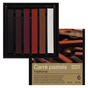 REMBRANDT Carré pastel set Traditional | 6 colours