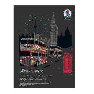 URSUS® Artist block, water colour Pad Black 290gsm 10sheet