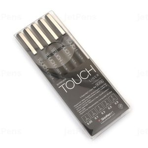 SHINHANArt TOUCH LINER 5 PEN SET BLACK