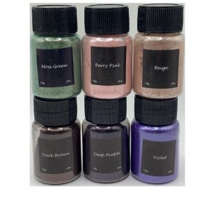 MICA POWDER SET OF 6 -MIXED HUES